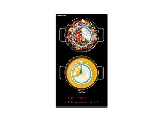 Варочная панель MIDEA MIH32701F индукционная 2 конфорки электрическая Режим Boost